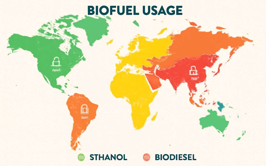 where are biofuels used in the world: a global guide to sustainable energy.