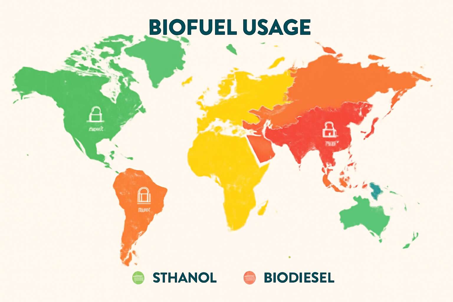 where are biofuels used in the world